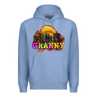 Colony Blue softball granny Premium Hoodie - OliviaCreatesArt