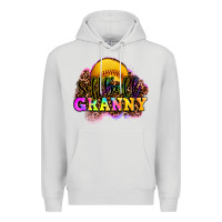 Dove Grey softball granny Premium Hoodie - OliviaCreatesArt