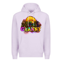 Lilac softball granny Premium Hoodie - OliviaCreatesArt