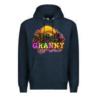 Navy softball granny Premium Hoodie - OliviaCreatesArt