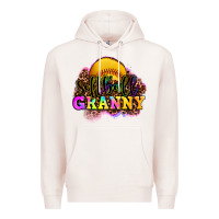 Pale Pink softball granny Premium Hoodie - OliviaCreatesArt