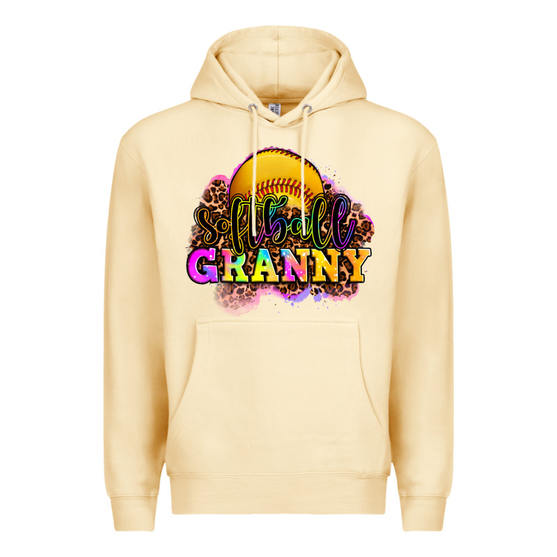 Softball Granny Premium Hoodie by OliviaCreatesArt | Teevron