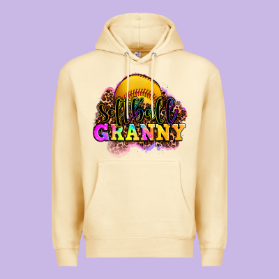 Softball Granny Premium Hoodie Designed By Oliviacreatesart