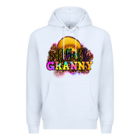 White softball granny Premium Hoodie - OliviaCreatesArt