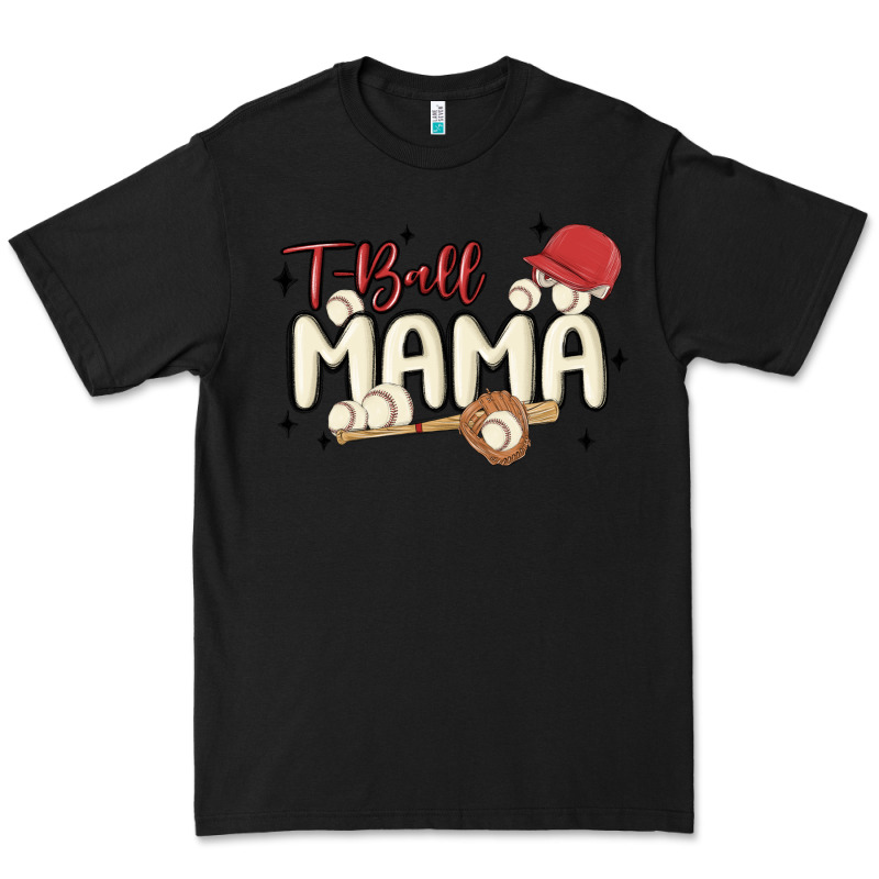 T Ball Mama Baseball Premium Tee by MaliasSmallBusiness | Teevron