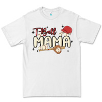 White t ball mama baseball Premium Tee - MaliasSmallBusiness
