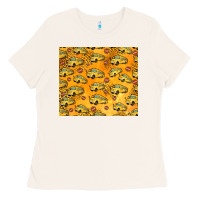 School Bus Pattern Tumbler 20oz Ladies Tee | Teevron