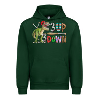 Forest Green 3 up 3 down rex Urban Hoodie - CowhideDigitalArt
