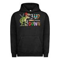 Pigment Black 3 up 3 down rex Urban Hoodie - CowhideDigitalArt