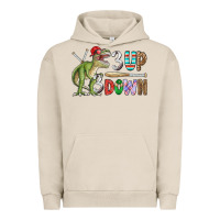 Pigment French Oak 3 up 3 down rex Urban Hoodie - CowhideDigitalArt