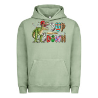 Pigment Oil Green 3 up 3 down rex Urban Hoodie - CowhideDigitalArt