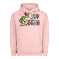 Pigment Salmon 3 up 3 down rex Urban Hoodie - CowhideDigitalArt