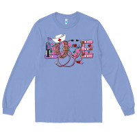 Colony Blue valentines day nurse love Long Sleeve Tee - RanaPortraitStore