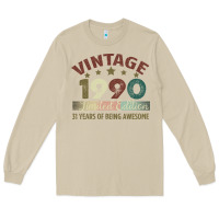 Mushroom Vintage 1990 Limited Edition 31 Years Of Being Awesome Long Sleeve Tee - Bettercallsaul