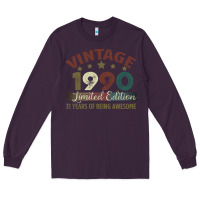 Plum Vintage 1990 Limited Edition 31 Years Of Being Awesome Long Sleeve Tee - Bettercallsaul