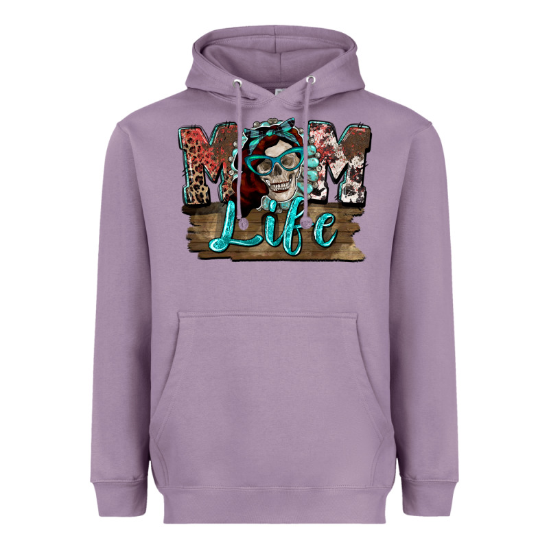 Mom Life Skull Mother's Day Heavyweight Hoodie by FaDigitalArtStudio | Teevron