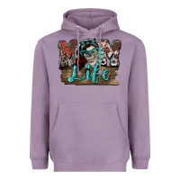 Lavender Mom life skull Mother's Day Heavyweight Hoodie - FaDigitalArtStudio