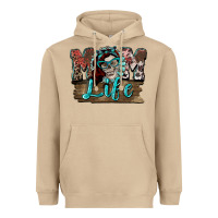 Mushroom Mom life skull Mother's Day Heavyweight Hoodie - FaDigitalArtStudio