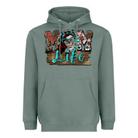 Sage Mom life skull Mother's Day Heavyweight Hoodie - FaDigitalArtStudio
