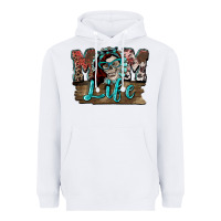 White Mom life skull Mother's Day Heavyweight Hoodie - FaDigitalArtStudio