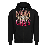 Black Mom of Girls Mother's Day Zipper Hoodie - CowGirlArtShop