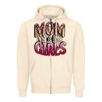 Sandshell Mom of Girls Mother's Day Zipper Hoodie - CowGirlArtShop