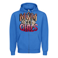 True Royal Mom of Girls Mother's Day Zipper Hoodie - CowGirlArtShop