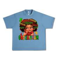 God Says I Am Juneteenth Kid Urban Heavy Tee | Teevron