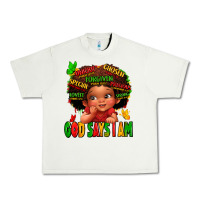 Pistachio god says i am juneteenth kid Urban Heavy Tee - LillyAllenDesigns