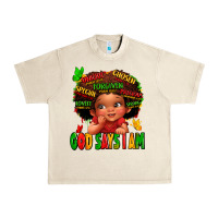 Sandshell god says i am juneteenth kid Urban Heavy Tee - LillyAllenDesigns