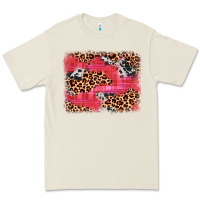 Bone valentine's day cowhide leopard background Premium Tee - JahusDesignShop