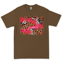 Cacao valentine's day cowhide leopard background Premium Tee - JahusDesignShop