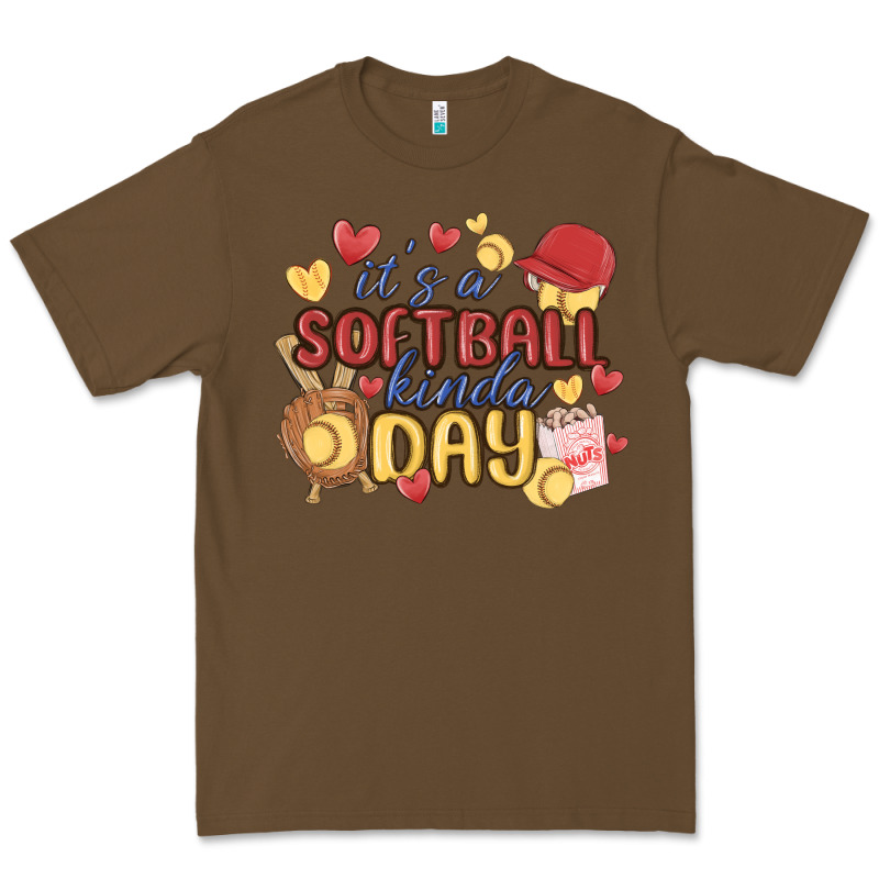 It's A Softball Kinda Day Premium Tee by MaliasSmallBusiness | Teevron