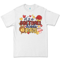 White it's a softball kinda day Premium Tee - MaliasSmallBusiness