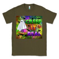 Army Green creep it real Classic Tee - BundleAndBundleShop