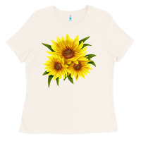 Maximillian Perennial Sunflower Ladies Tee | Teevron