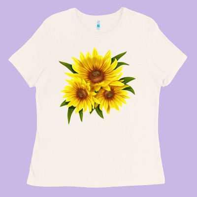 Maximillian Perennial Sunflower Ladies Tee Designed By Lillyallendesigns