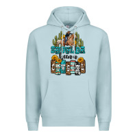 Blue Mist shoulda been a cowgirl Premium Hoodie - OliviaCreatesArt