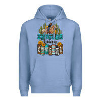 Colony Blue shoulda been a cowgirl Premium Hoodie - OliviaCreatesArt