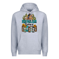 Heather Grey shoulda been a cowgirl Premium Hoodie - OliviaCreatesArt