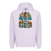 Lilac shoulda been a cowgirl Premium Hoodie - OliviaCreatesArt
