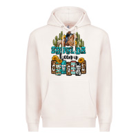 Pale Pink shoulda been a cowgirl Premium Hoodie - OliviaCreatesArt