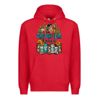 Red shoulda been a cowgirl Premium Hoodie - OliviaCreatesArt