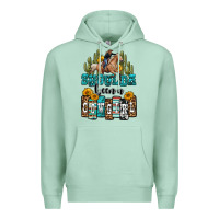 Seafoam shoulda been a cowgirl Premium Hoodie - OliviaCreatesArt