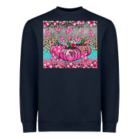 Navy cancer pumpkins Heavyweight Sweatshirt - NancyCooperArtShop