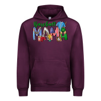 Mauve Wine baseball mama Urban Hoodie - CowhideDigitalArt