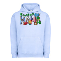 Pigment Grape Ice baseball mama Urban Hoodie - CowhideDigitalArt