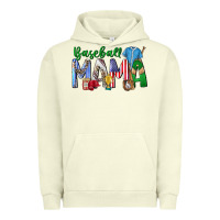 Pigment Pistachio baseball mama Urban Hoodie - CowhideDigitalArt