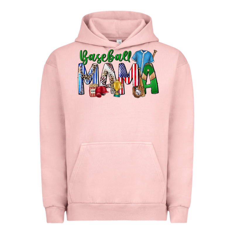 Baseball Mama Urban Hoodie by CowhideDigitalArt | Teevron