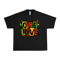 Black one love juneteenth Urban Heavy Tee - LillyAllenDesigns